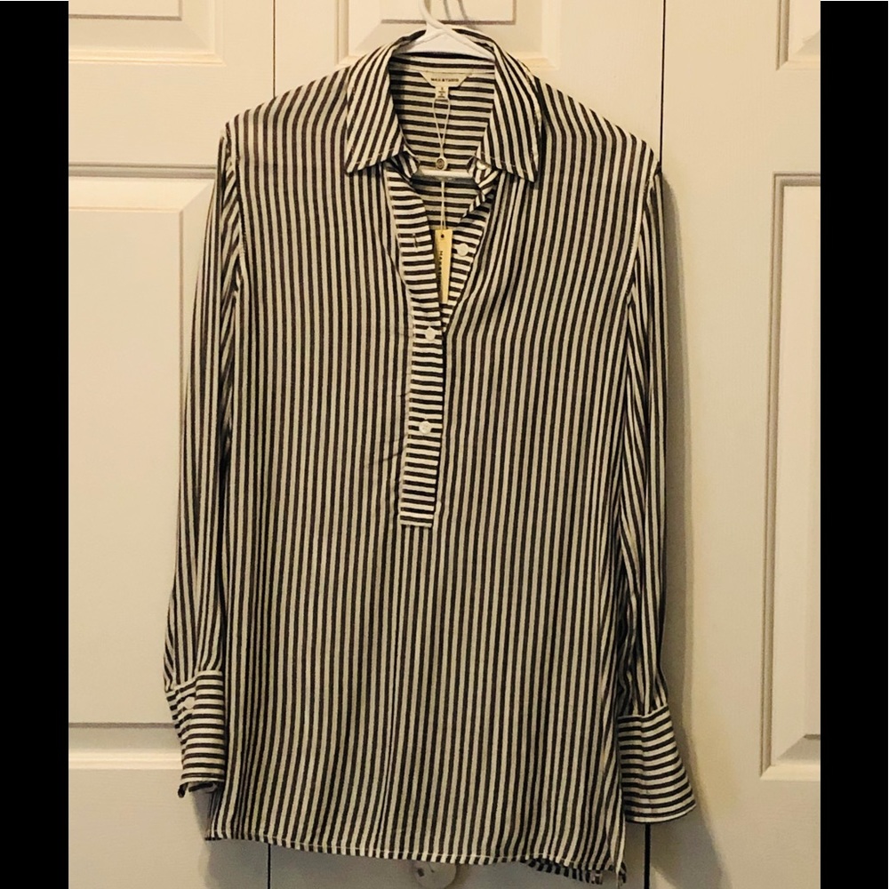 Max Studio Striped Top - new